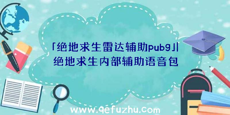 「绝地求生雷达辅助pubg」|绝地求生内部辅助语音包